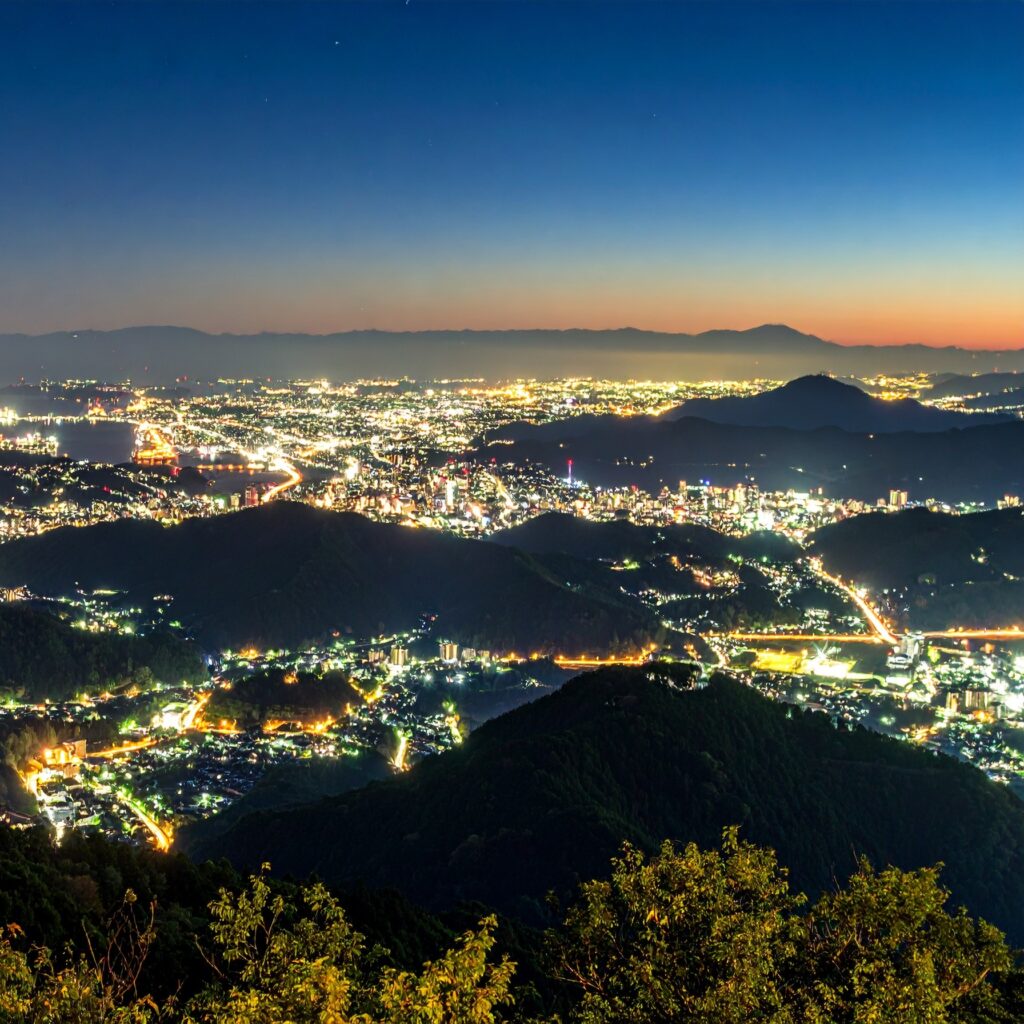 藻岩山からの夜景